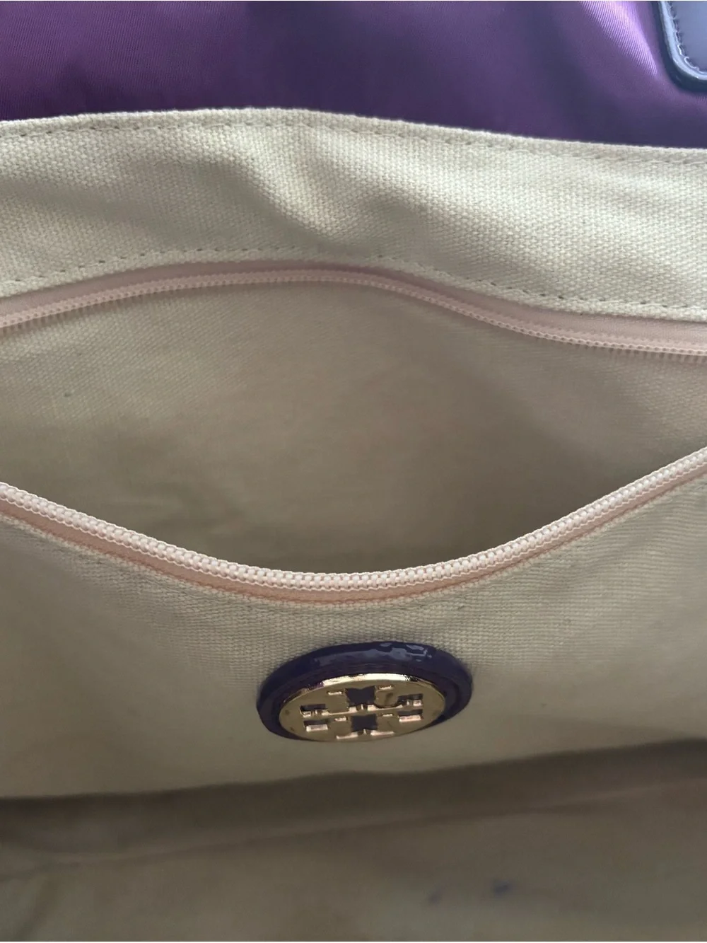 Tory Burch Purple Patent Tote - Color Discontinued
